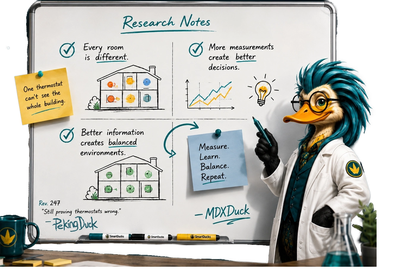 MDXDuck presenting SmartDucks research notes