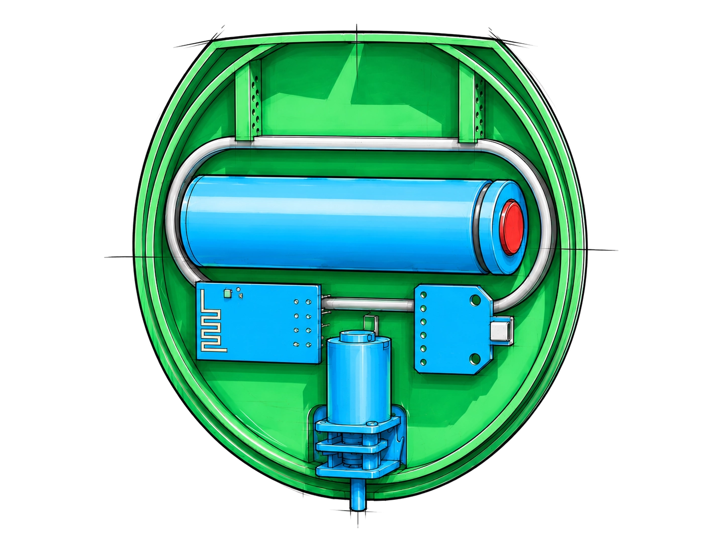 SmartDuck exploded view part 4